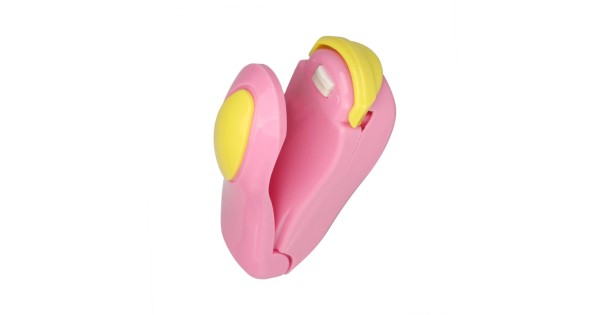 Mini Aparat Pentru Sigilare Pungi Din Plastic Culoare Roz